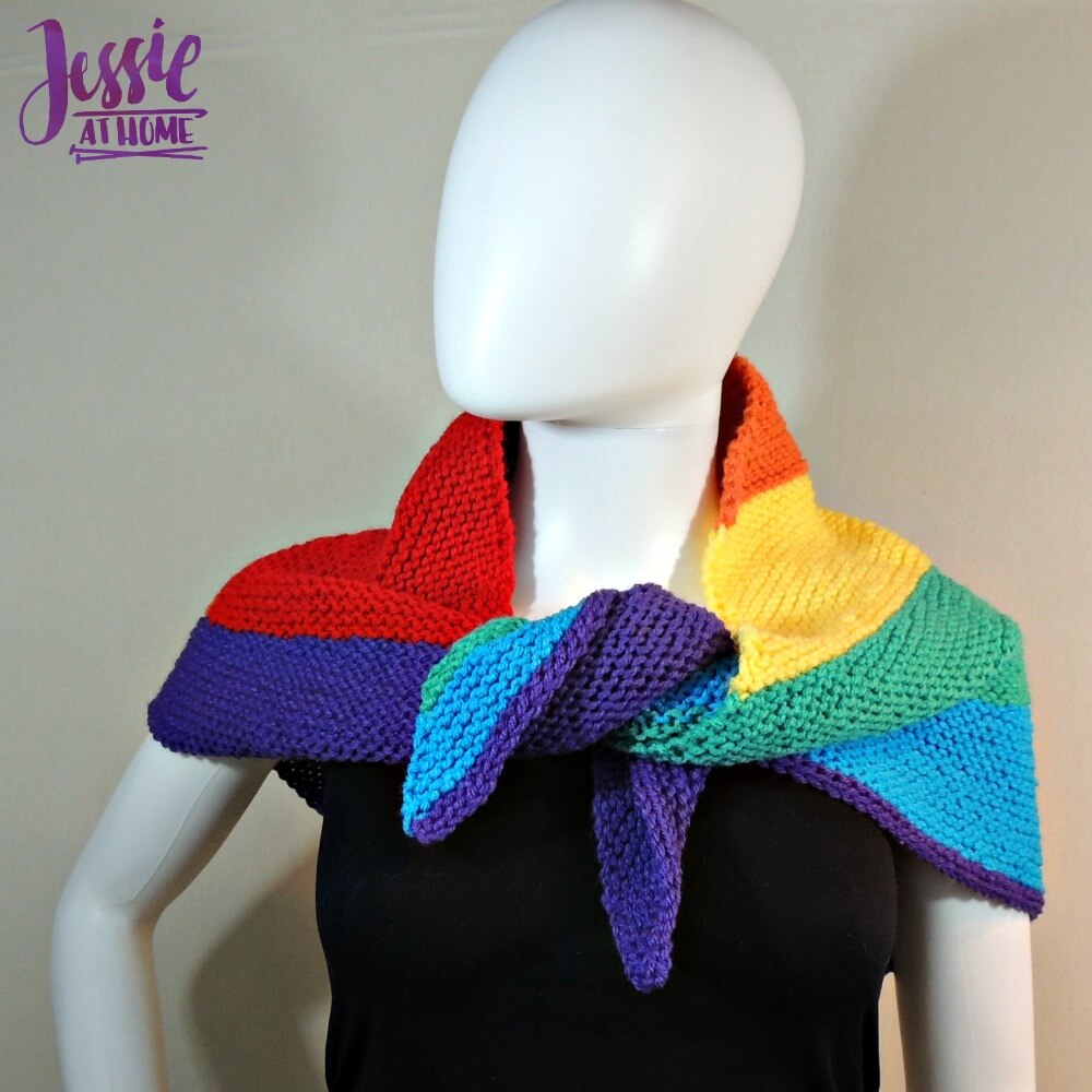 Shifting Rainbow - free knit pattern by Jessie At Home - 2