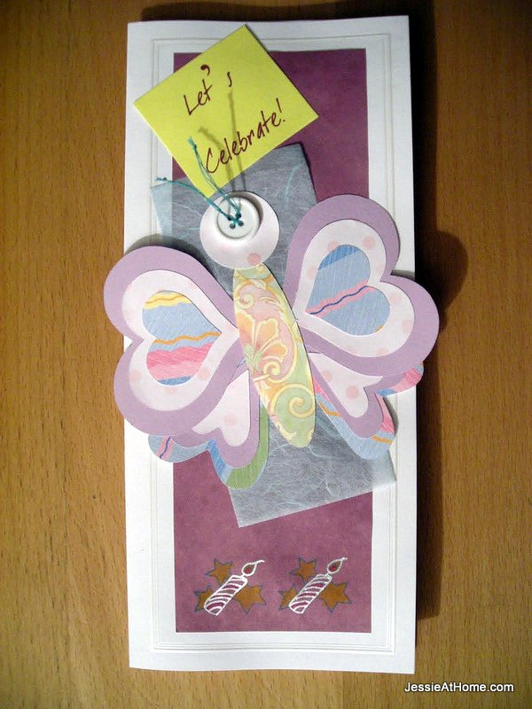 Front-of-girls'-first-birthday-card