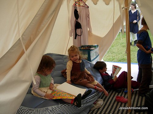 Playing-in-Grammie's-tent-Pennsic-2010