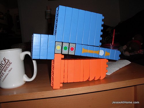 Vada's-sideways-Lego-tower