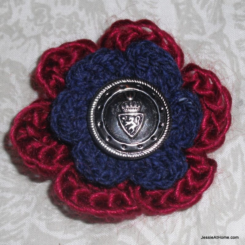 Vintage-Button-Crochet-Flower-Crochet-Pattern