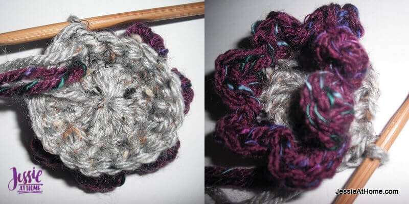 Flower Squared free crochet pattern by Jessie At Home - Round Three