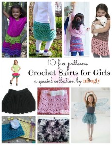 10 Sweet Crochet Skirt Patterns for Girls!