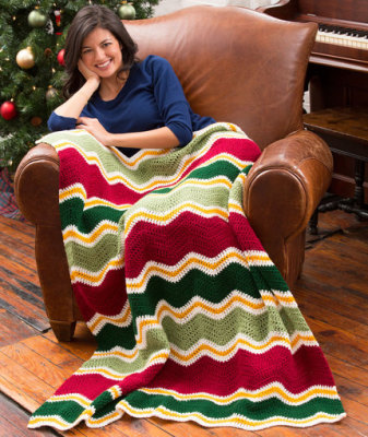 Holiday Chevron Throw