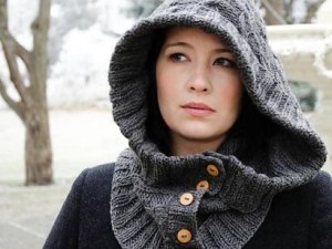Through The Woods Hood #Knit #Kit from @beCraftsy