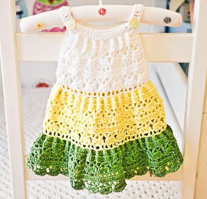 Crochet Tiered Dress Kit #CrochetKit from @beCraftsy