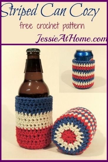 Beer Mug Bottle Cozy - Free Crochet Pattern - You Should Craft