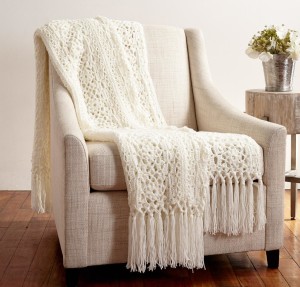 Irish Lace Blanket Kit #CrochetKit from @beCraftsy