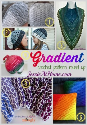 Ombre Crochet - such a pretty way to show off color! - Jessie At Home