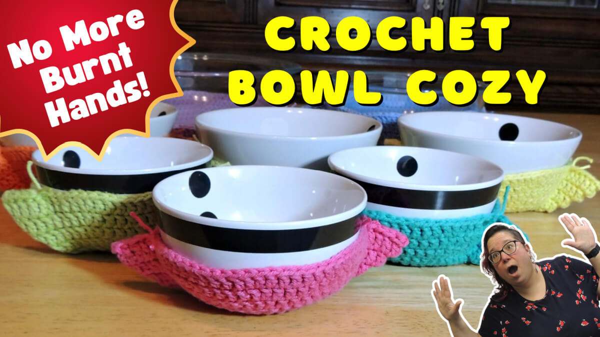 Microwavable Bowl Cozy Set -- 13 Colors