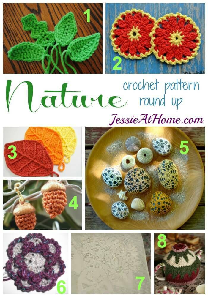 Nature Crochet Pattern Round Up from Jessie At Home