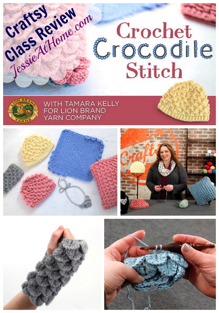 Crochet Crocodile Stitch Craftsy Class Review from Jessie At Home