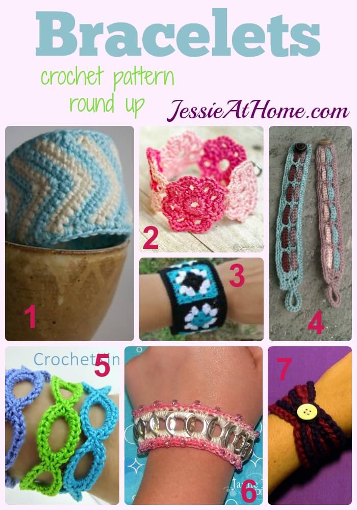 Crochet cuff bracelet free on sale pattern