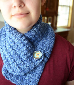 Personalized Bottle Cap Button for Cowl