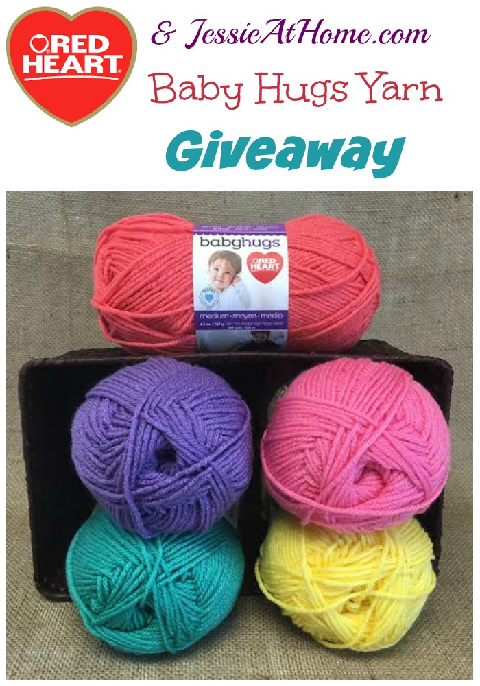 Red Heart and Jessie At Home Baby Hugs Yarn giveaway