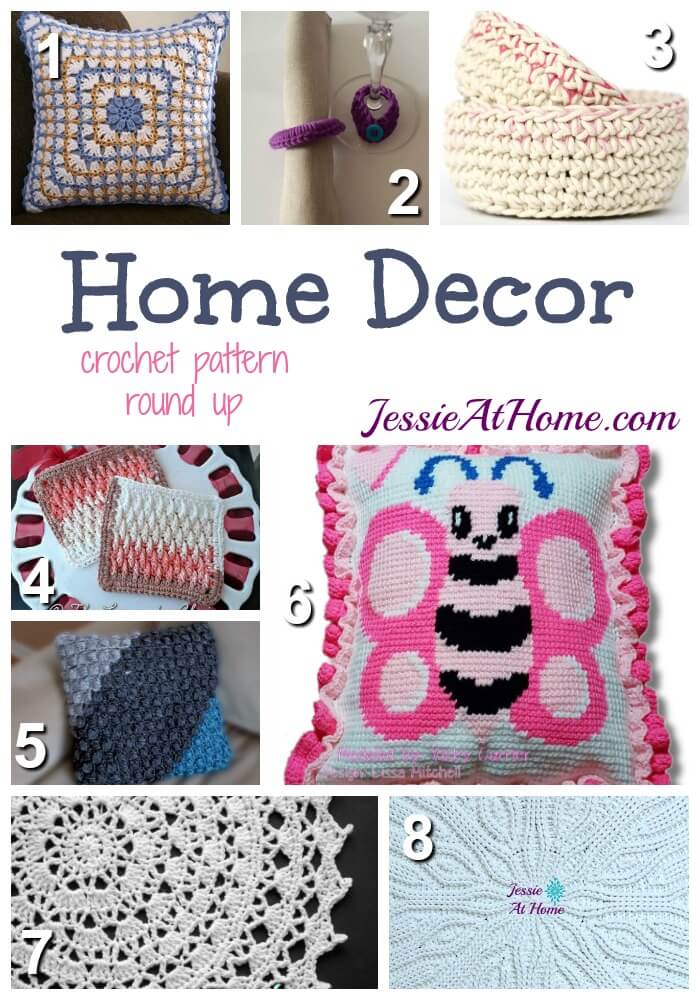 Home Decor decorate your home with crochet! Jessie At Home