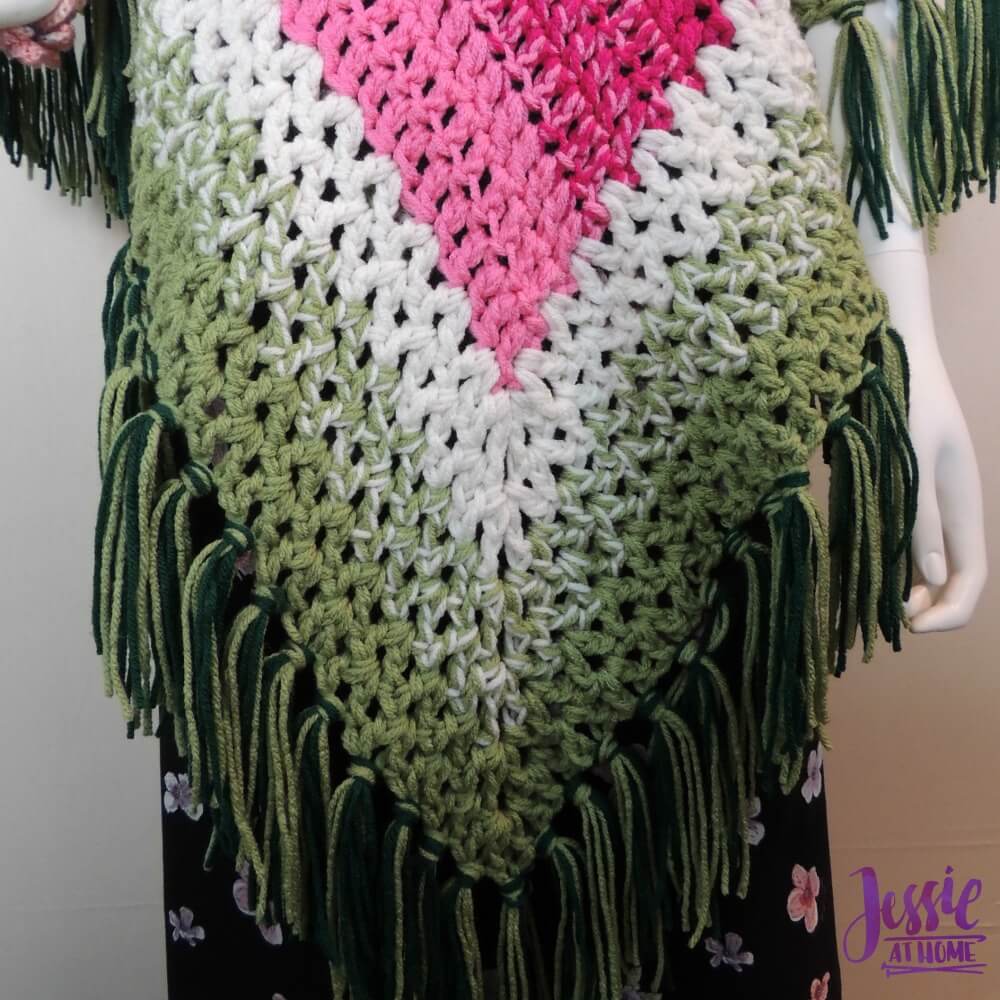 Holiday Poncho - free crochet pattern by Jessie At Home-4