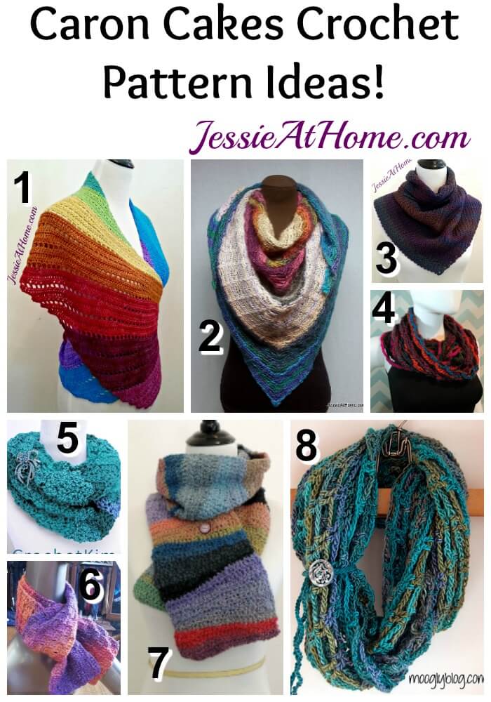 Caron Cakes Pattern Ideas! - Crochet Pattern Round Up - Jessie At Home