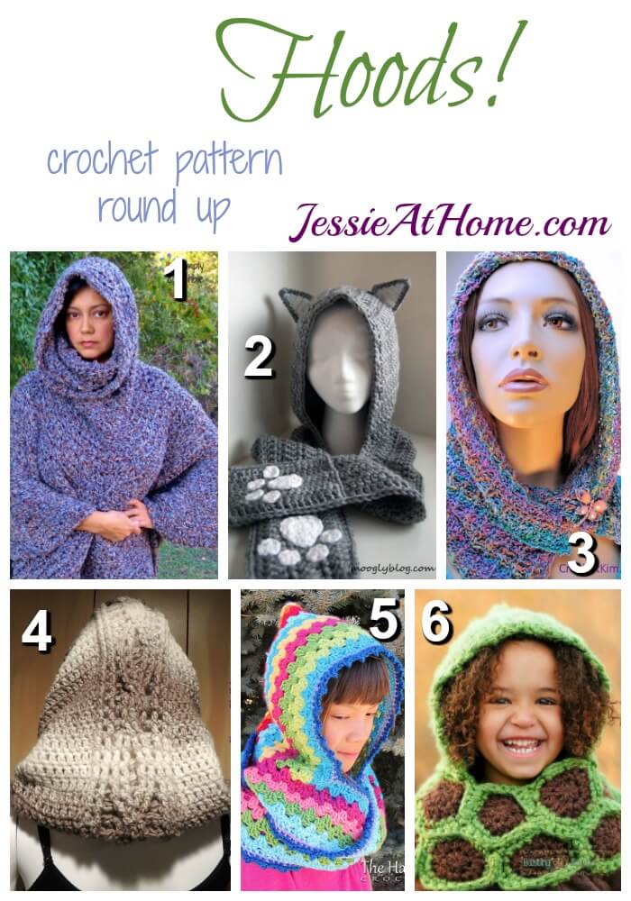 Crochet hood free pattern sale