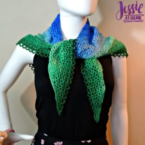 Julie Shawl - Easy, Free Shawl Crochet Pattern - Jessie At Home