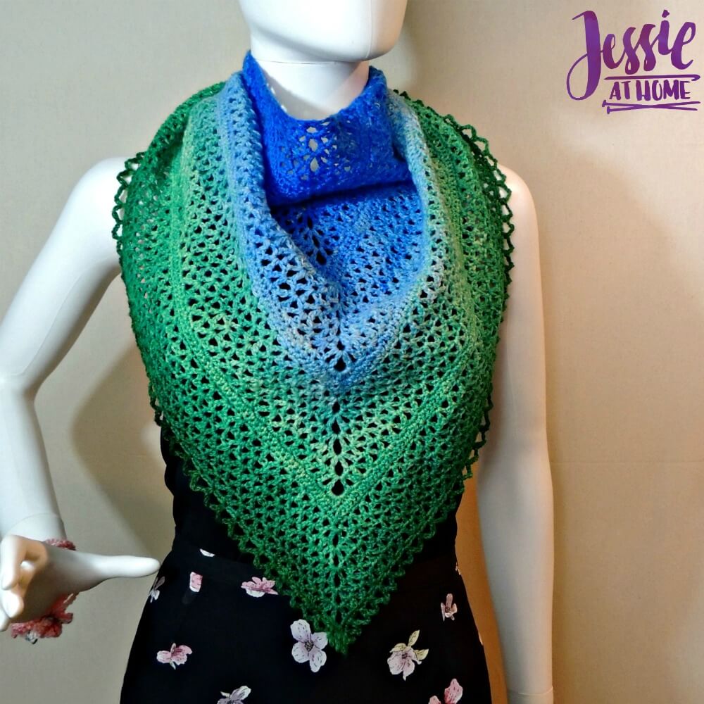 Julie Shawl - free crochet pattern by Jessie At Home - 3