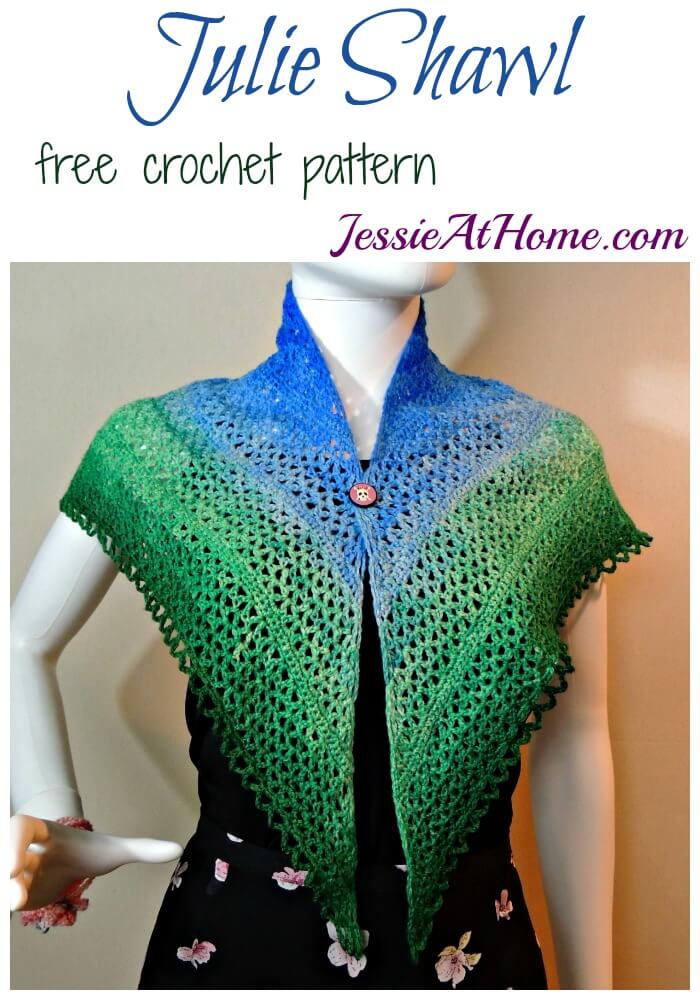 Julie Shawl - free crochet pattern by Jessie At Home