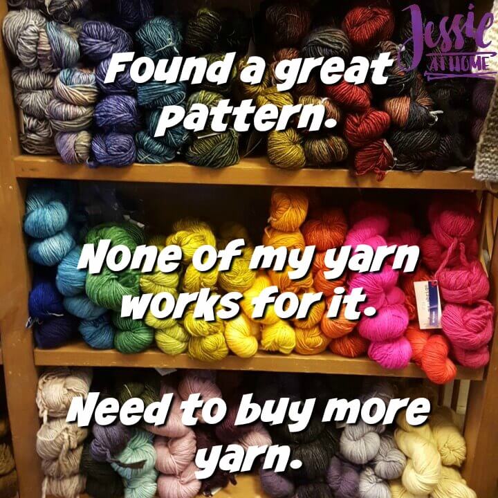 need to buy more yarn