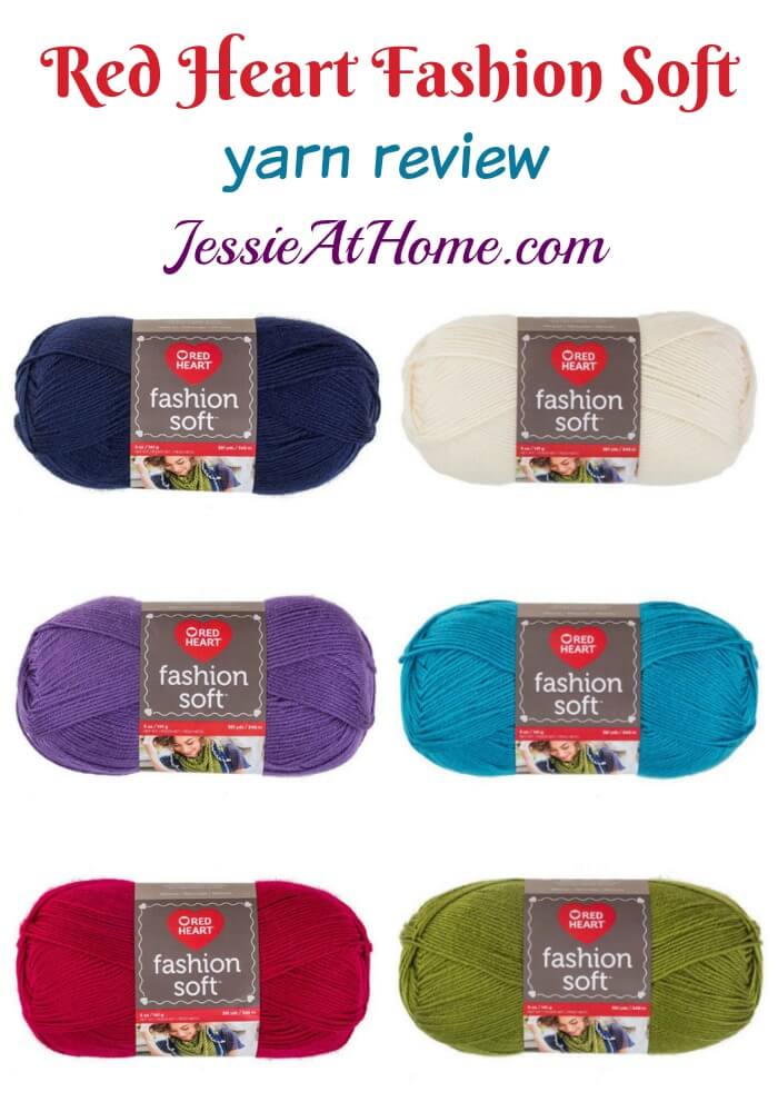 Red Heart Fashion Soft yarn review from Jessie At Home