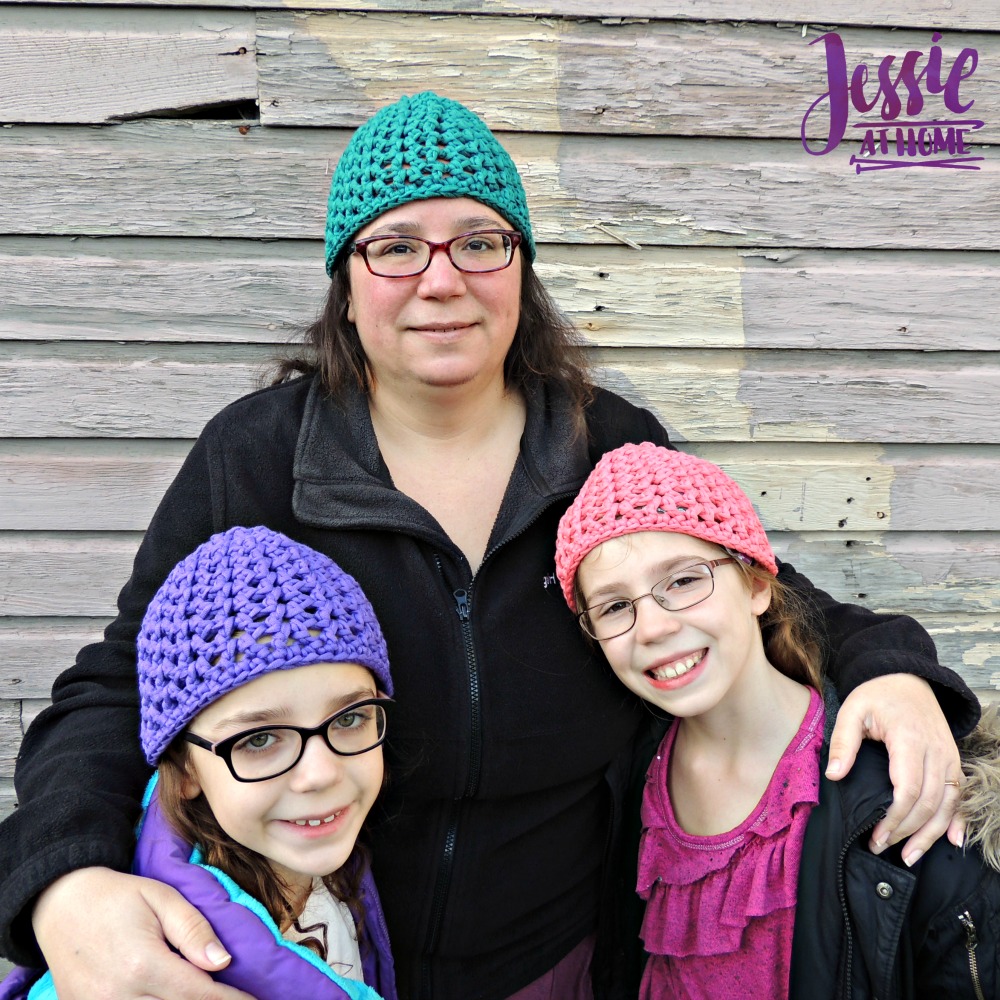 V-Stitch Hats free crochet pattern by Jessie At Home - 2