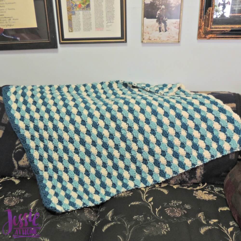 Shell Stitch Baby Blanket free crochet pattern by Jessie At Home - 1
