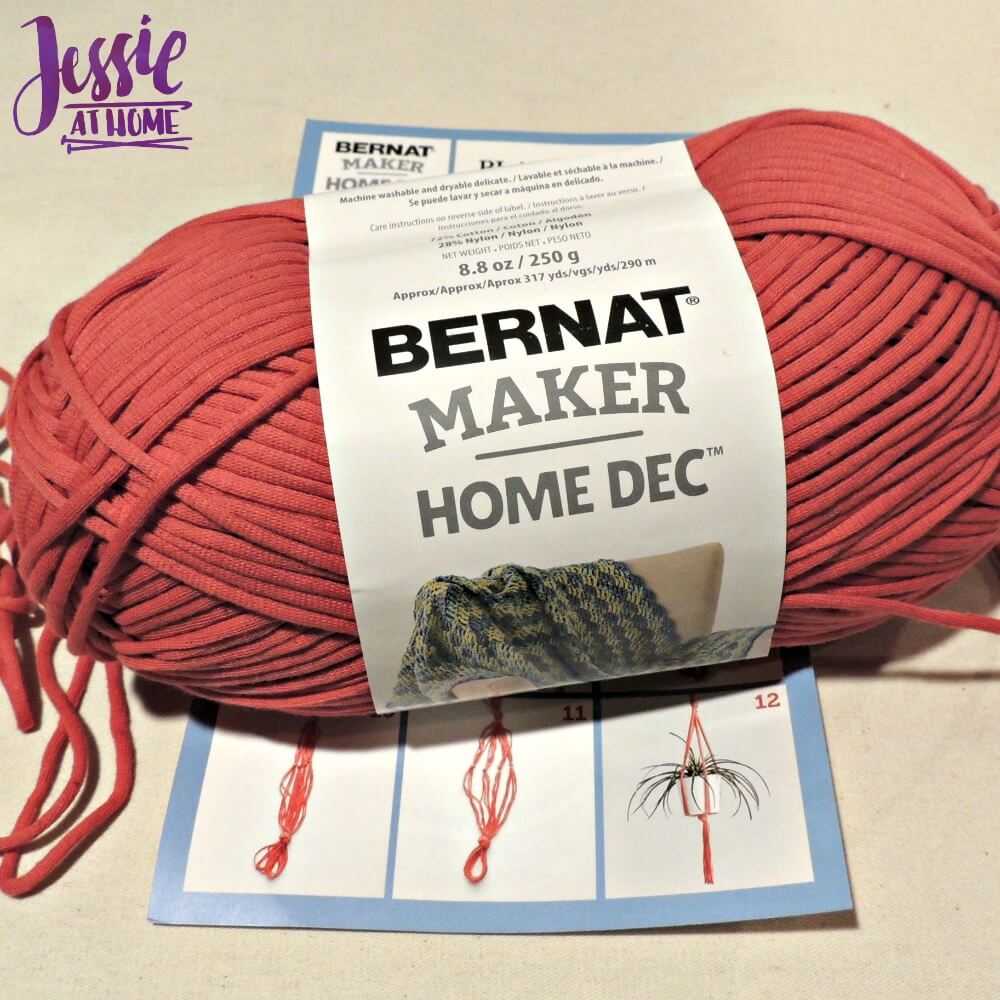 Bernat Maker Home Dec yarn review - Jessie At Home