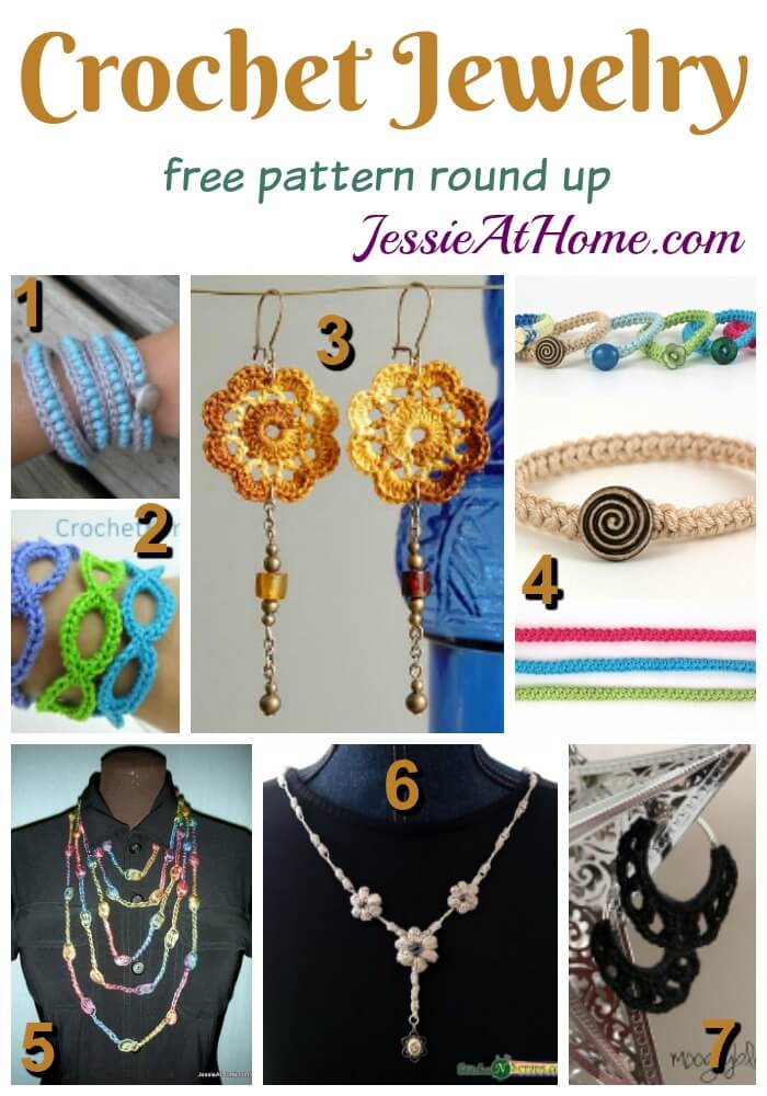 Free Crochet Jewelry Patterns Jessie At Home