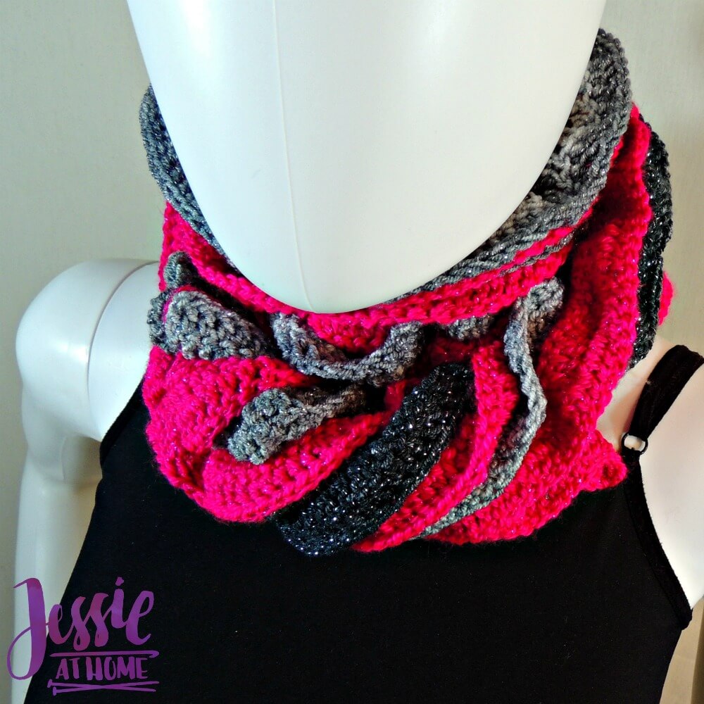 Glitter and Shine Scarf free crochet pattern by Jessie At Home - 4