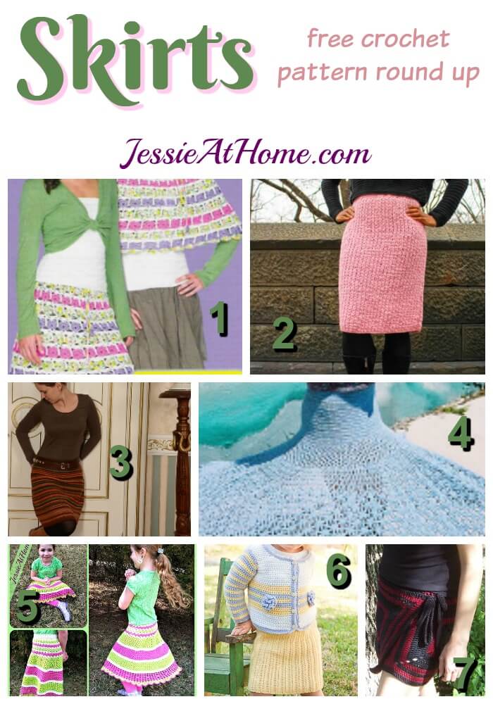 10 Sweet Crochet Skirt Patterns for Girls! - moogly