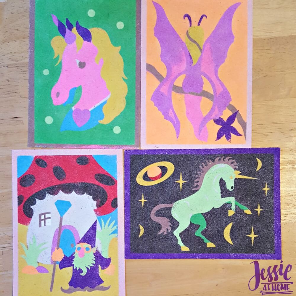 Some of Kyla's ArtiSands creations