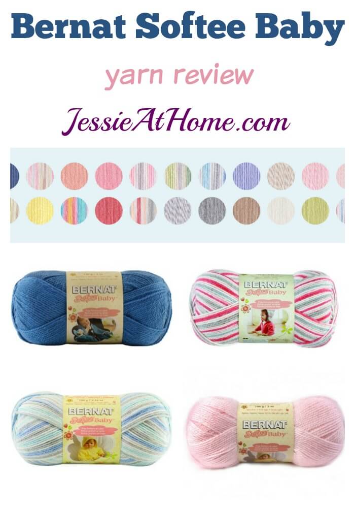 Bernat Softee Baby yarn review from Jessie At Home