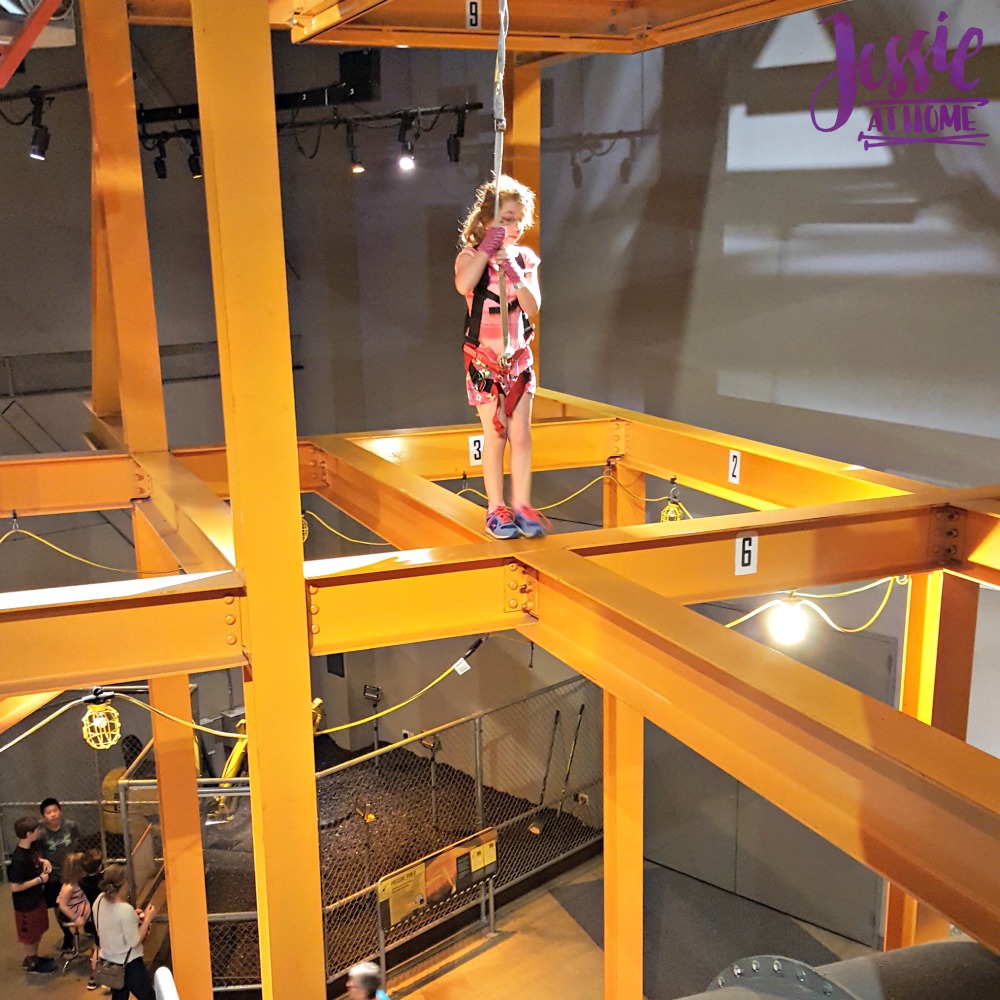 Kyla Walks the I-beam