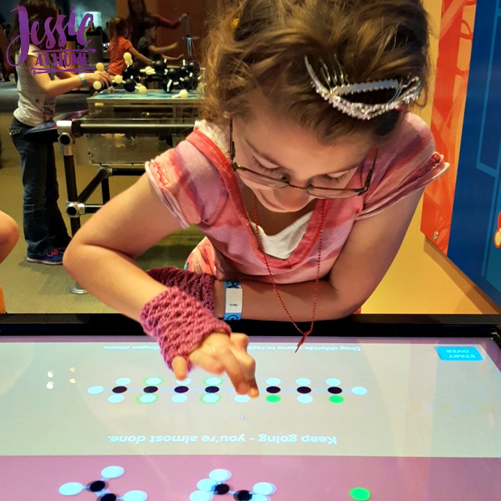 Kyla playing at Liberty Science Center