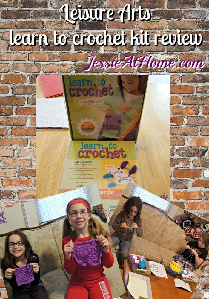 Leisure Arts Learn to Crochet Kit review from Jessie At Home