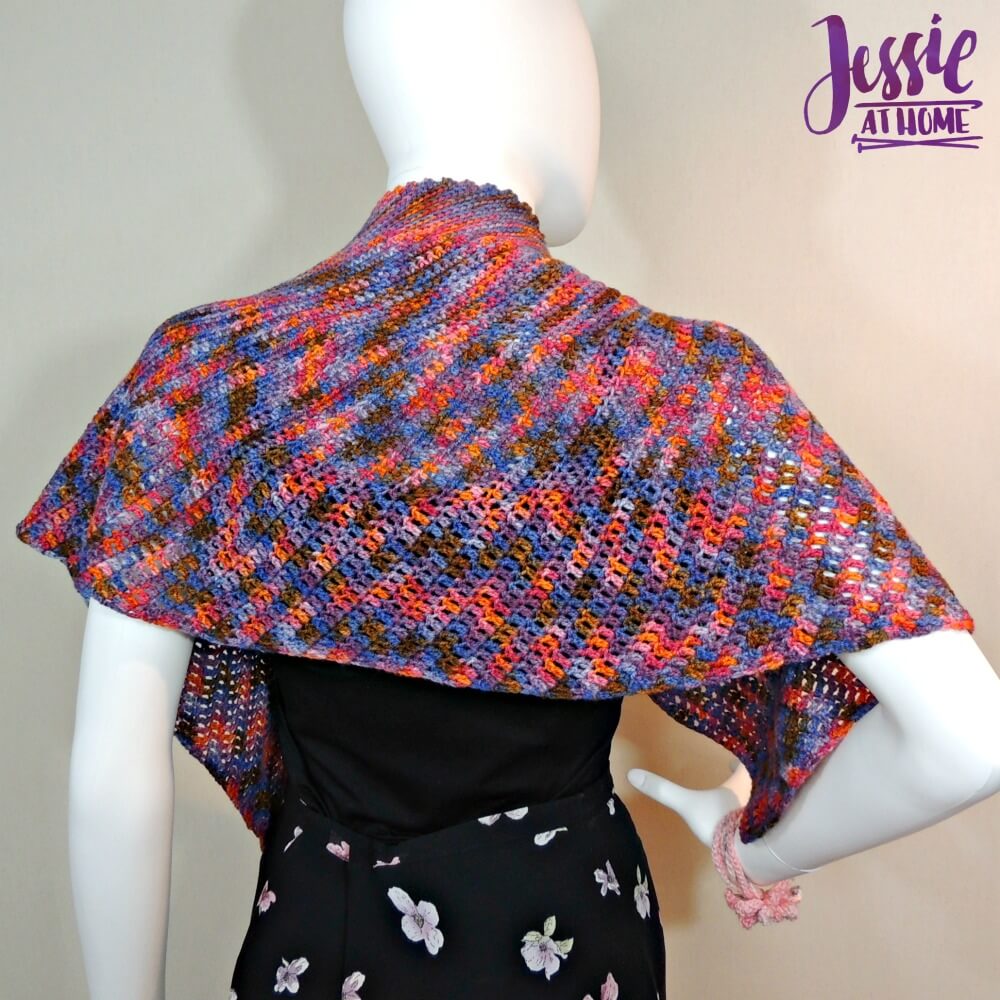 Lisa Wrap free crochet pattern by Jessie At Home - 3