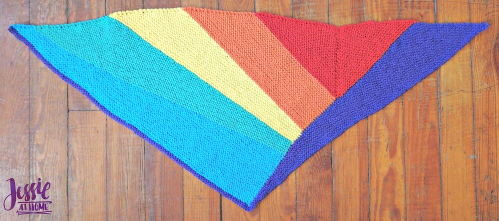 Shifting Rainbow - free knit pattern by Jessie At Home - 3