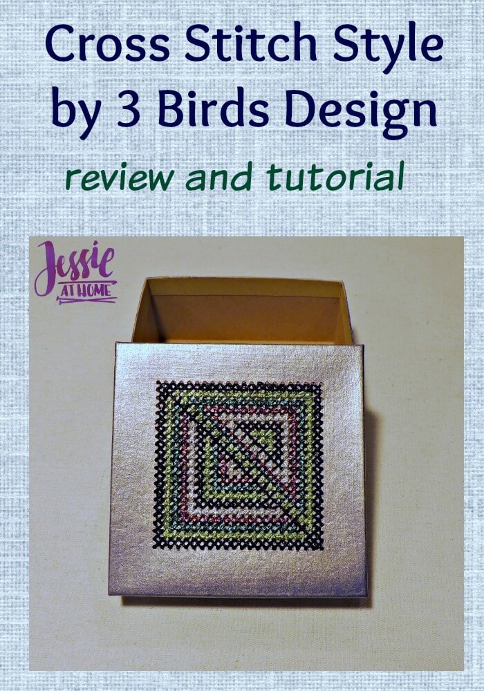 Cross Stitch Style by 3 Birds Design review and tutorial from Jessie At Home