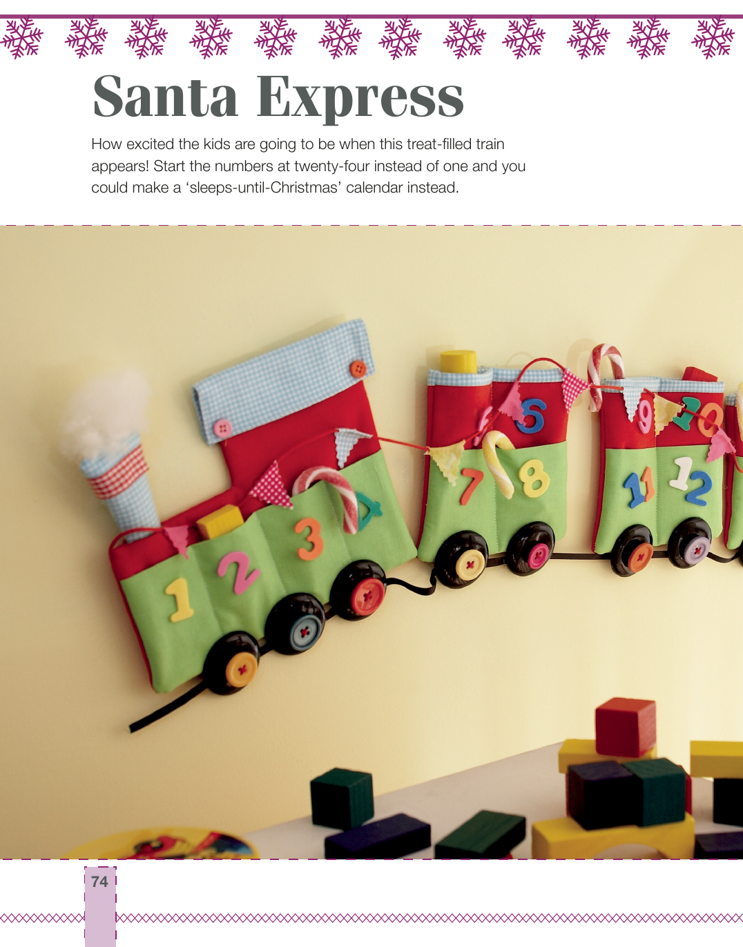 Sew Advent Calendars Santa Express