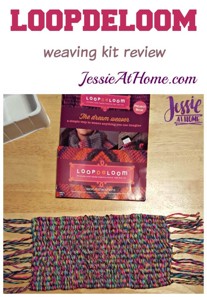 Loopdeloom weaving kit review from Jessie At Home