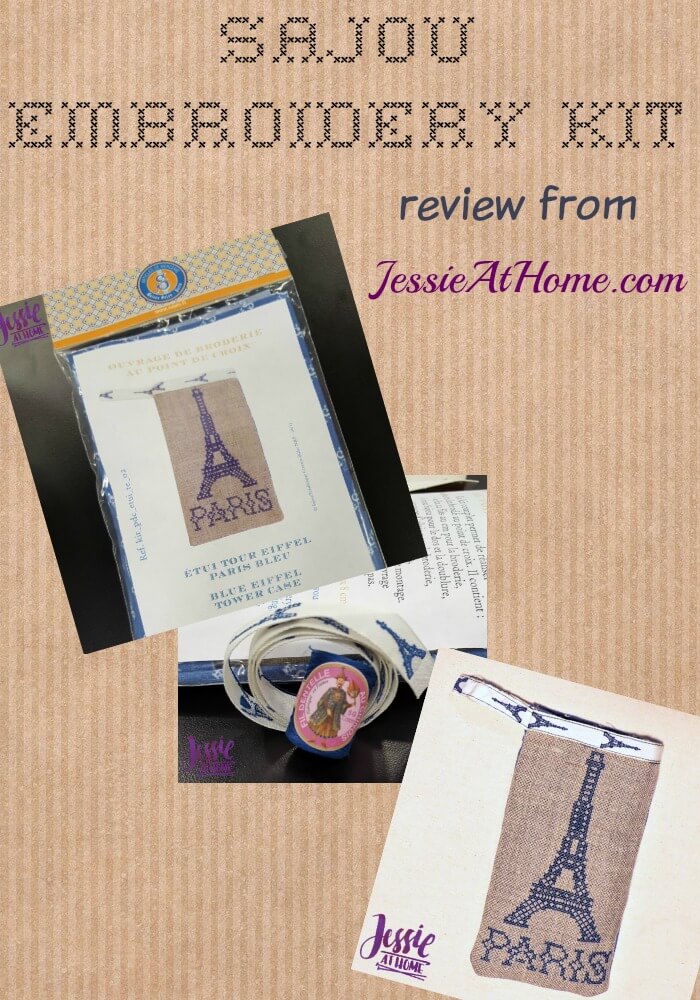 Sajou Embroidery Kit review from Jessie At Home