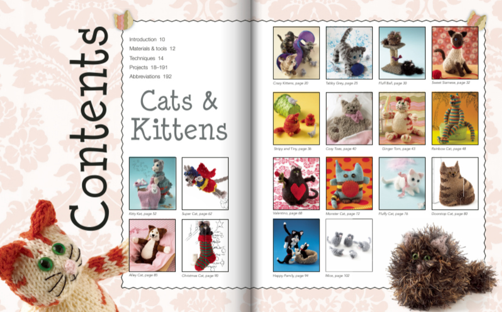 Knitted Cats and Dogs - Cats