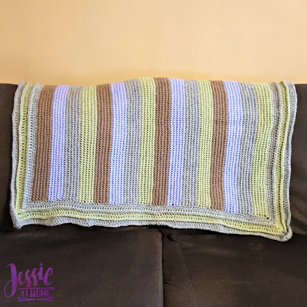 Dreamy Baby - free Tunisian crochet pattern by Jessie At Home - 3