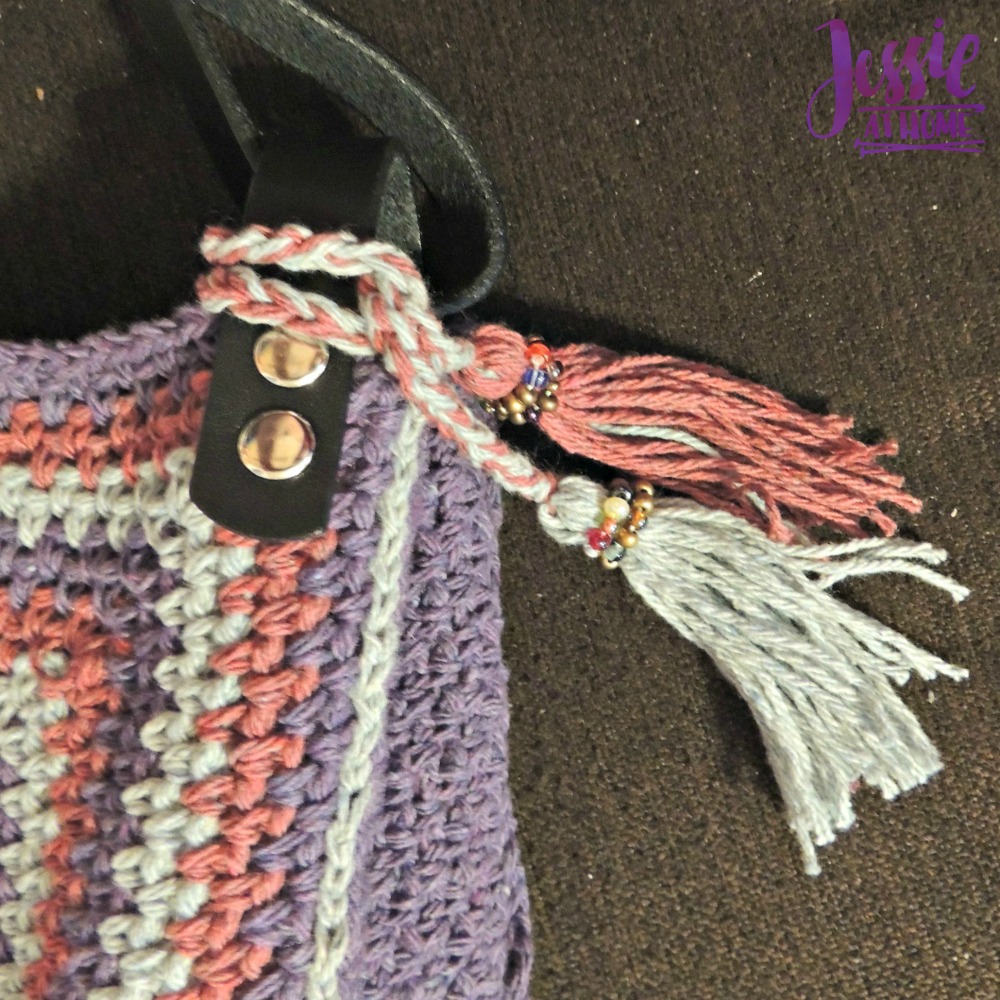 Crochet cheap tassel bag