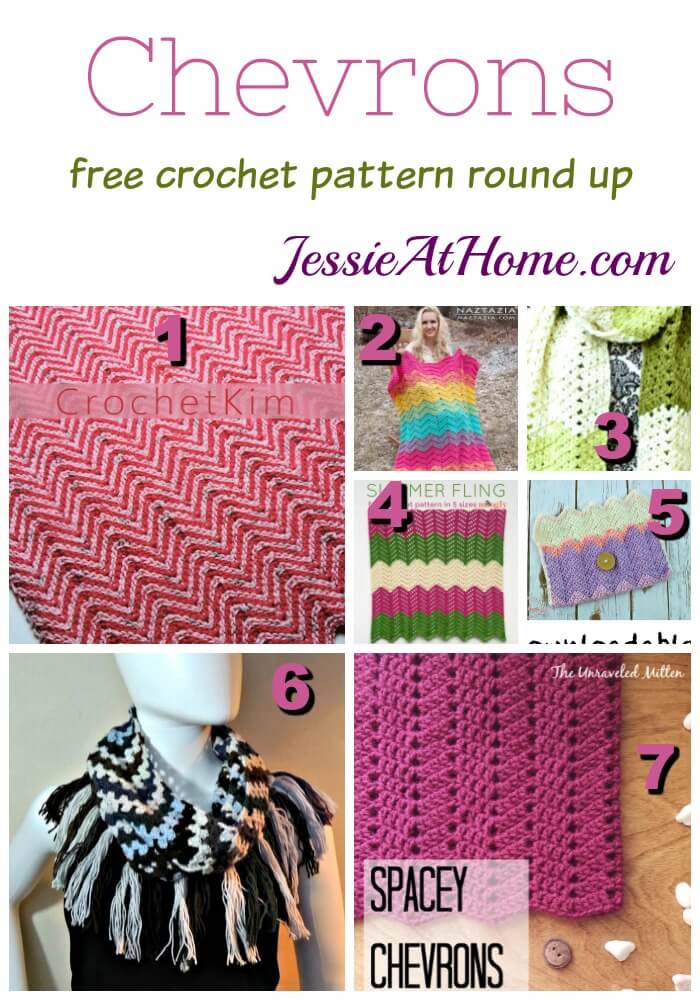 Chevron or Ripple Stitch Patterns - Jessie At Home