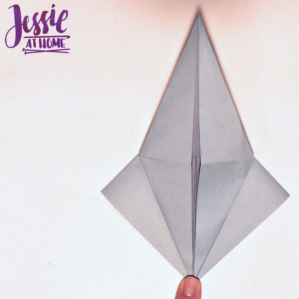 Origami Learn The Origami Bird Base Pattern Jessie At Home